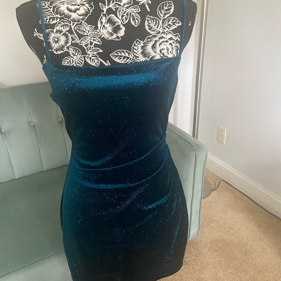 Windsor Teal Dress - Picture 1 of 5